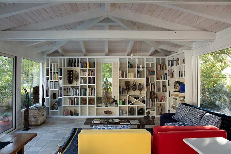 Mueble a medida para el salón, biblioteca