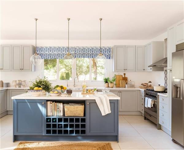 cocina moderna con isla