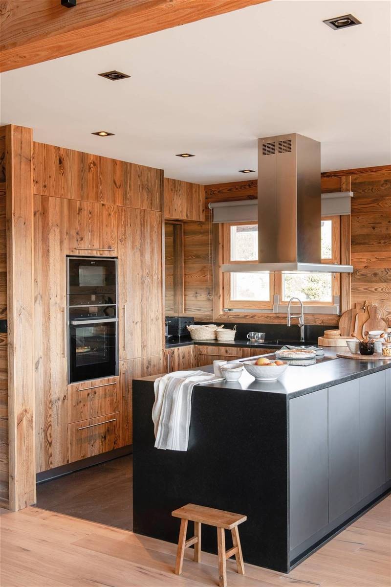 cocina rustica moderna