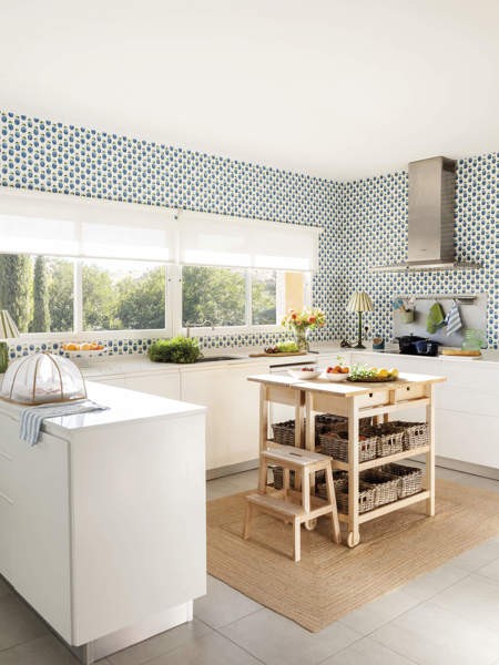 cocinas modernas blancas